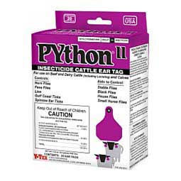 Python II Combo Insecticide Cattle Ear Tags Y-Tex